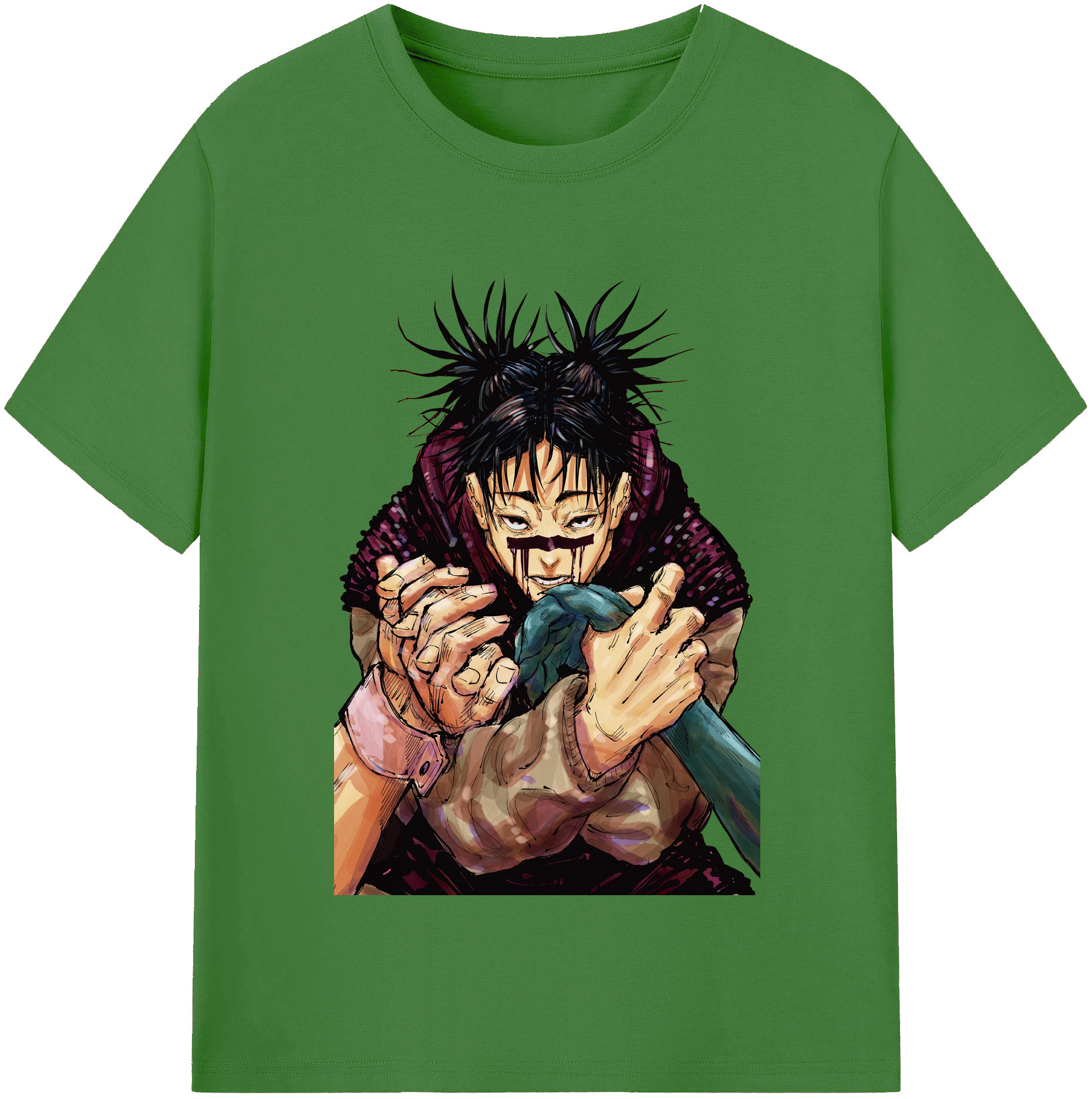 （画像用） 呪術廻戦 Jujutsu Kaisen レディースカジュアルプリントTシャツ（綿100％）